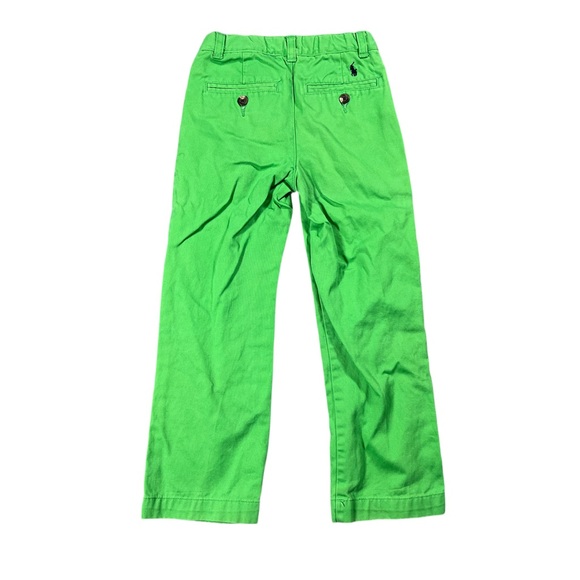 Polo Ralph Lauren Boys Green Chino Pants Straight Leg Size 5 - Picture 2 of 8